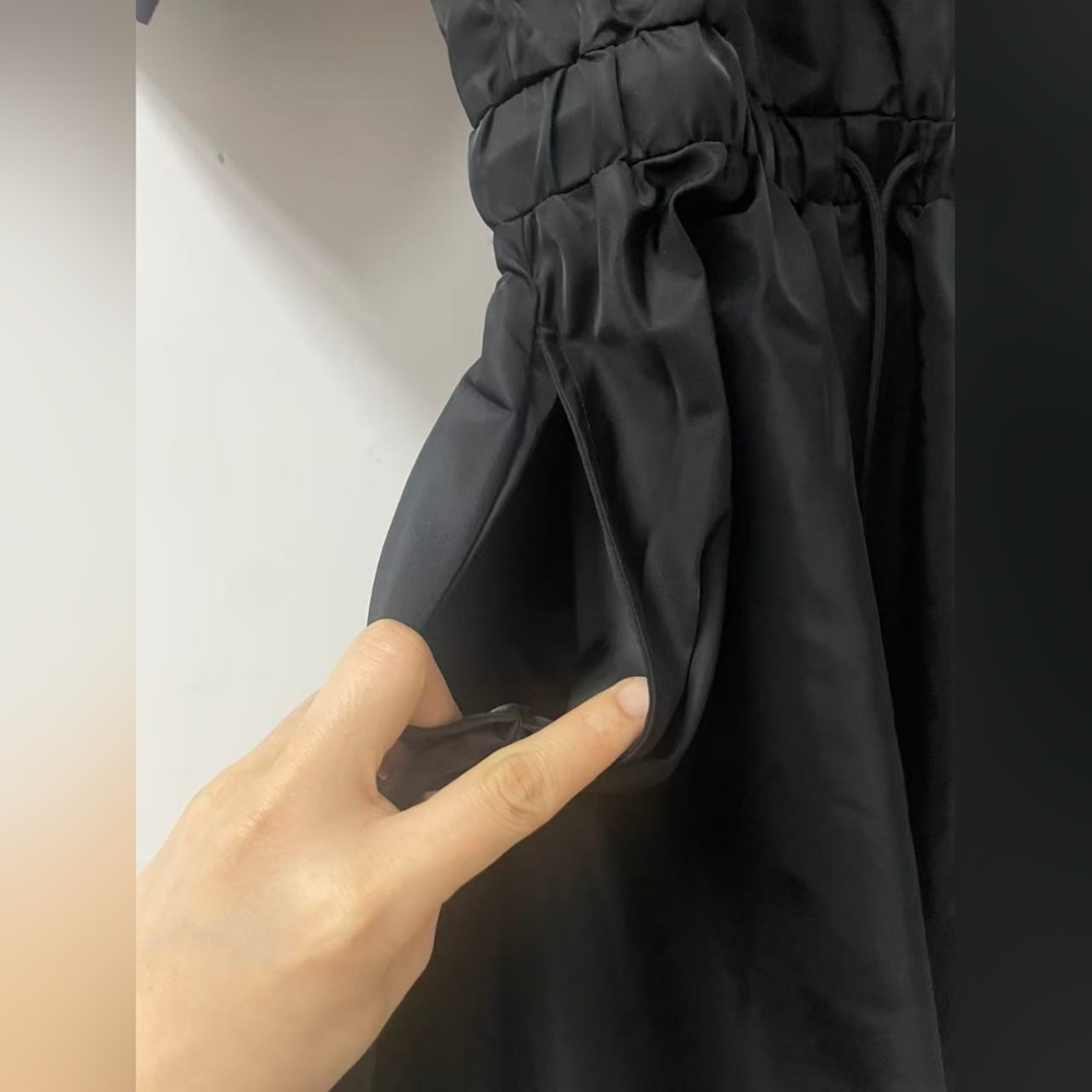 Prada Black Cinched Waist Dress - Picture 6 of 14